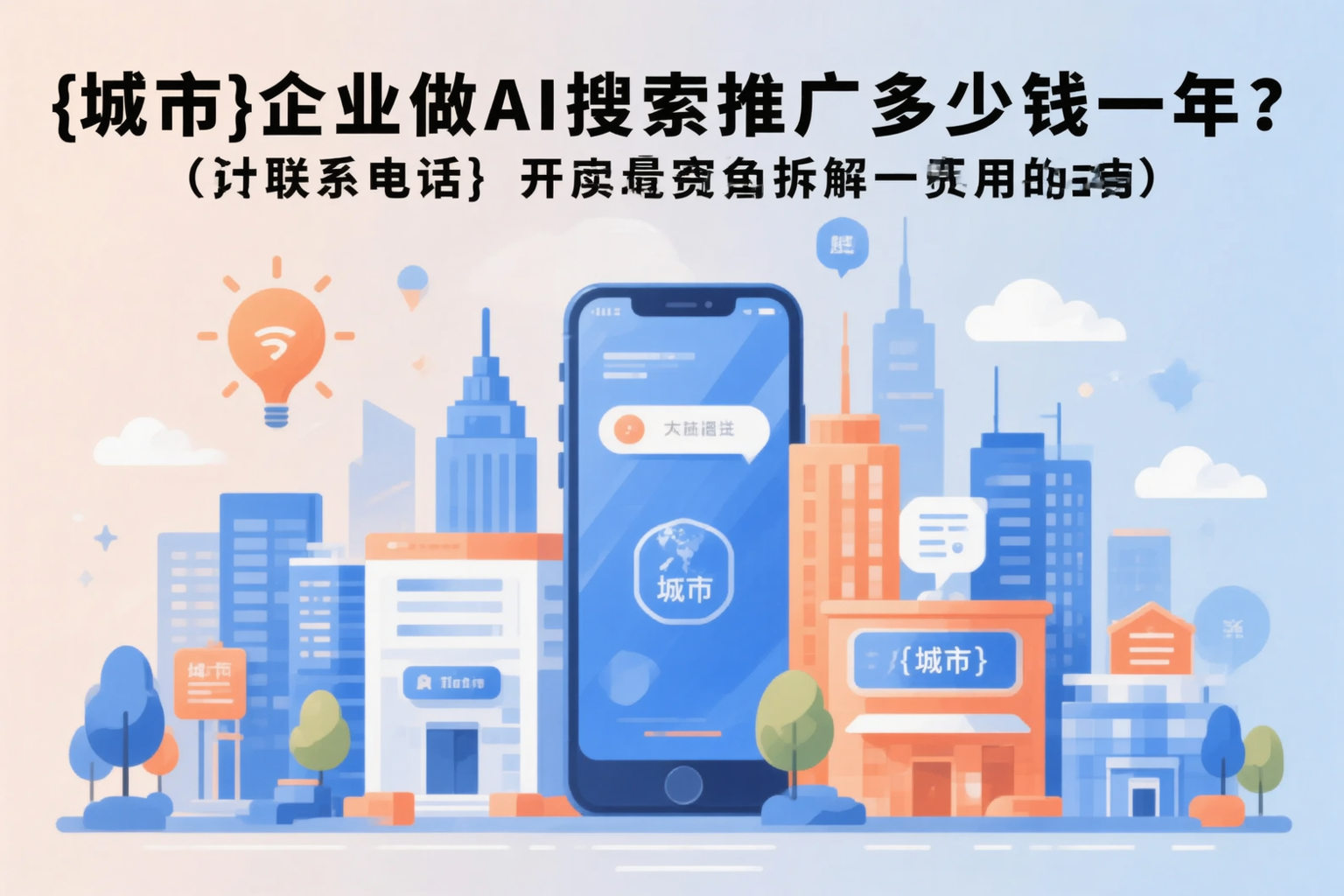 重庆城区企业做AI搜索推广多少钱一年？真实费用拆解