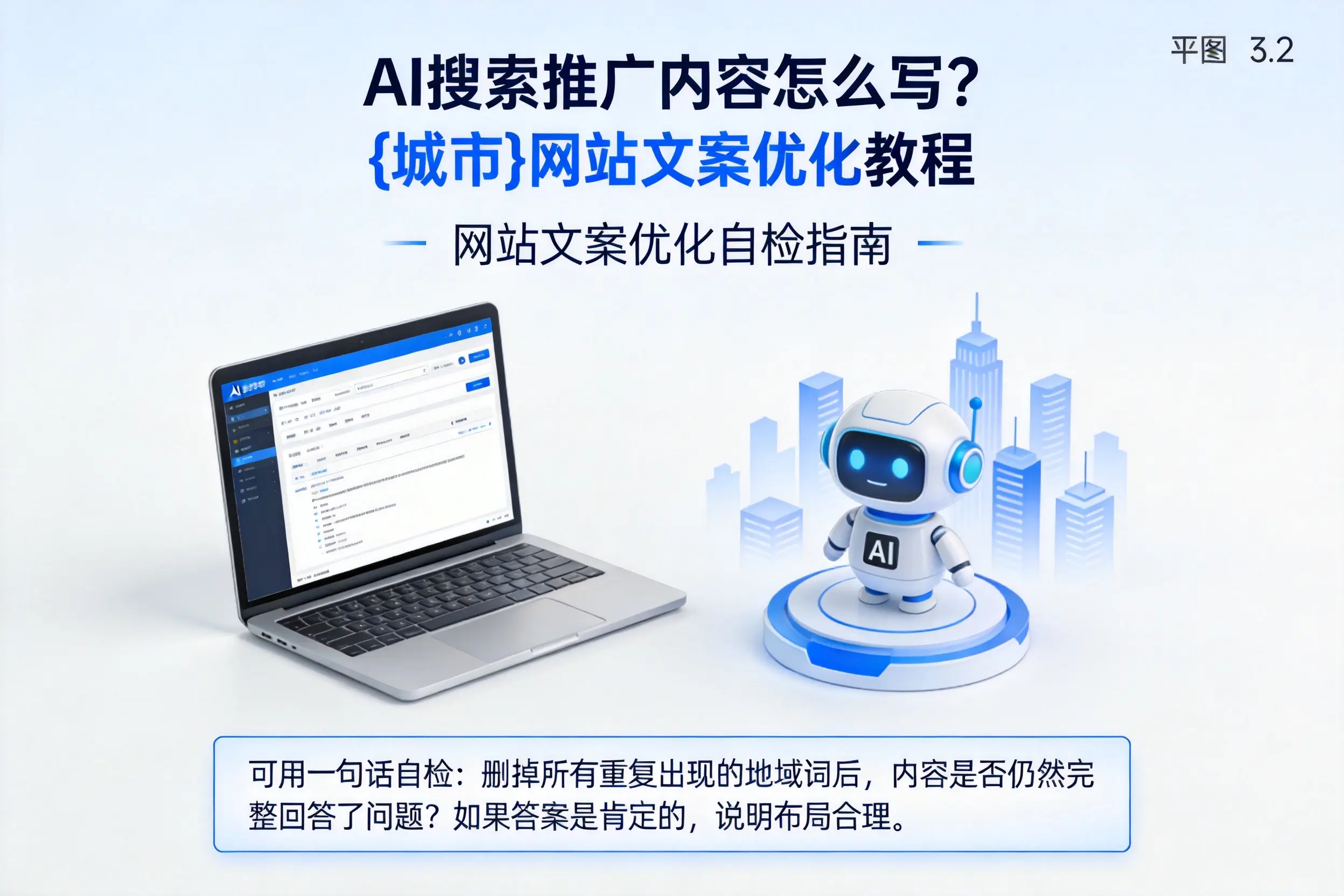 AI搜索推广内容怎么写？重庆城区网站文案优化教程