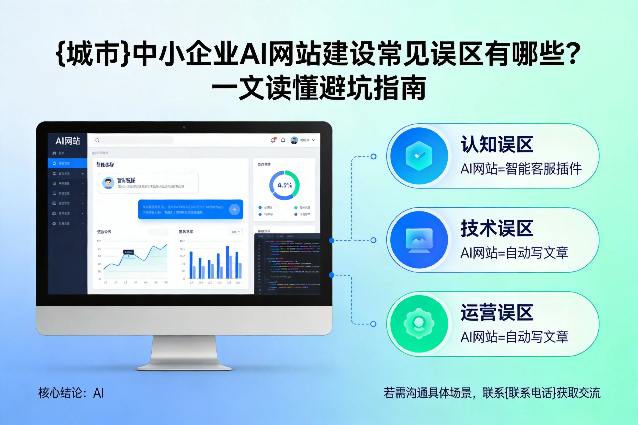重庆城区中小企业AI网站建设常见误区有哪些？一文读懂避坑指南