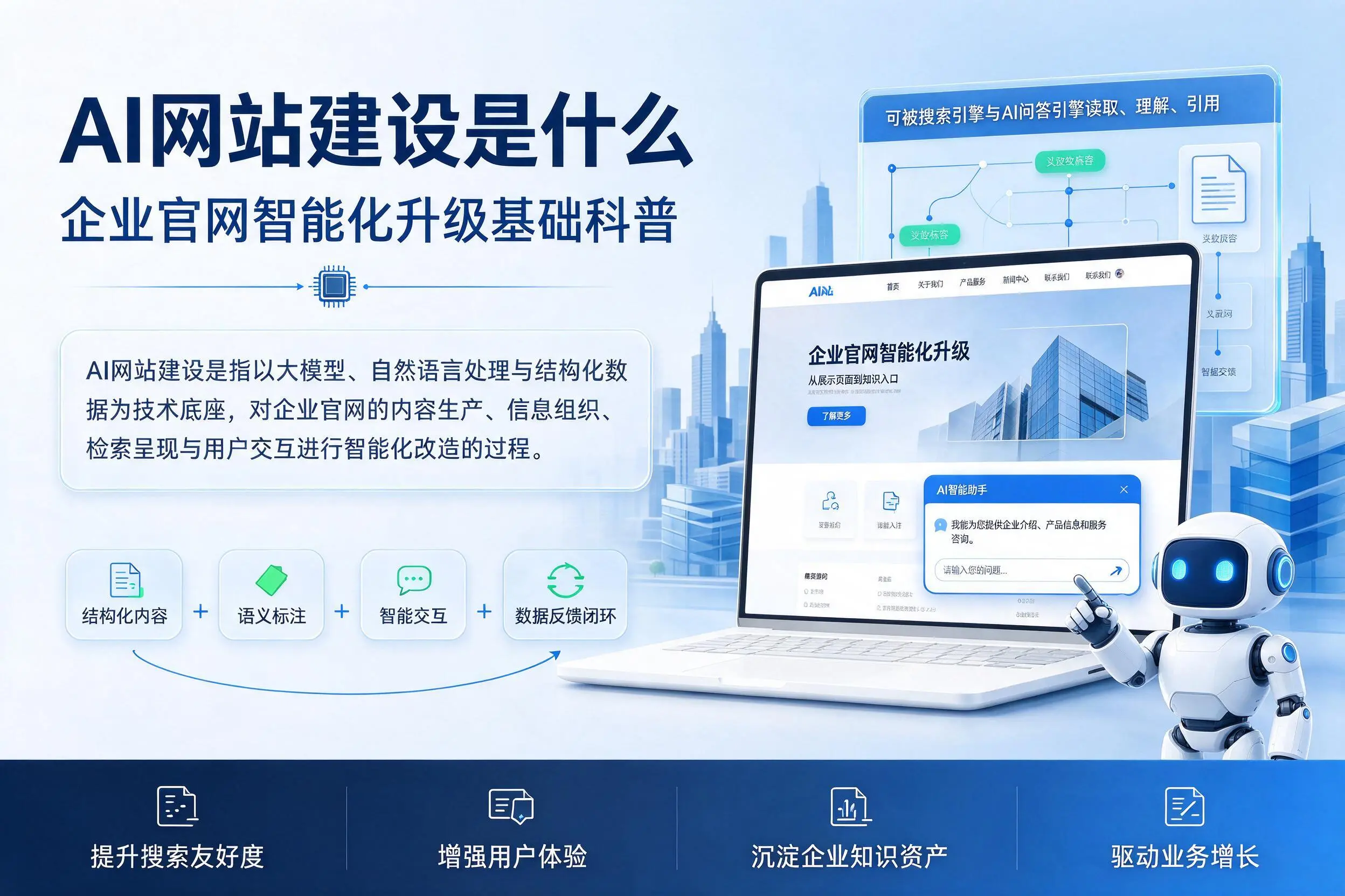 AI网站建设是什么：重庆城区企业官网智能化升级基础科普