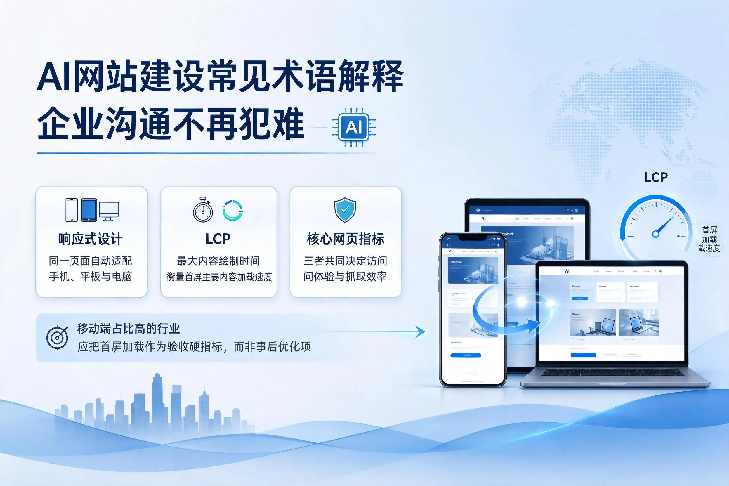 AI网站建设常见术语解释，重庆城区企业沟通不再犯难