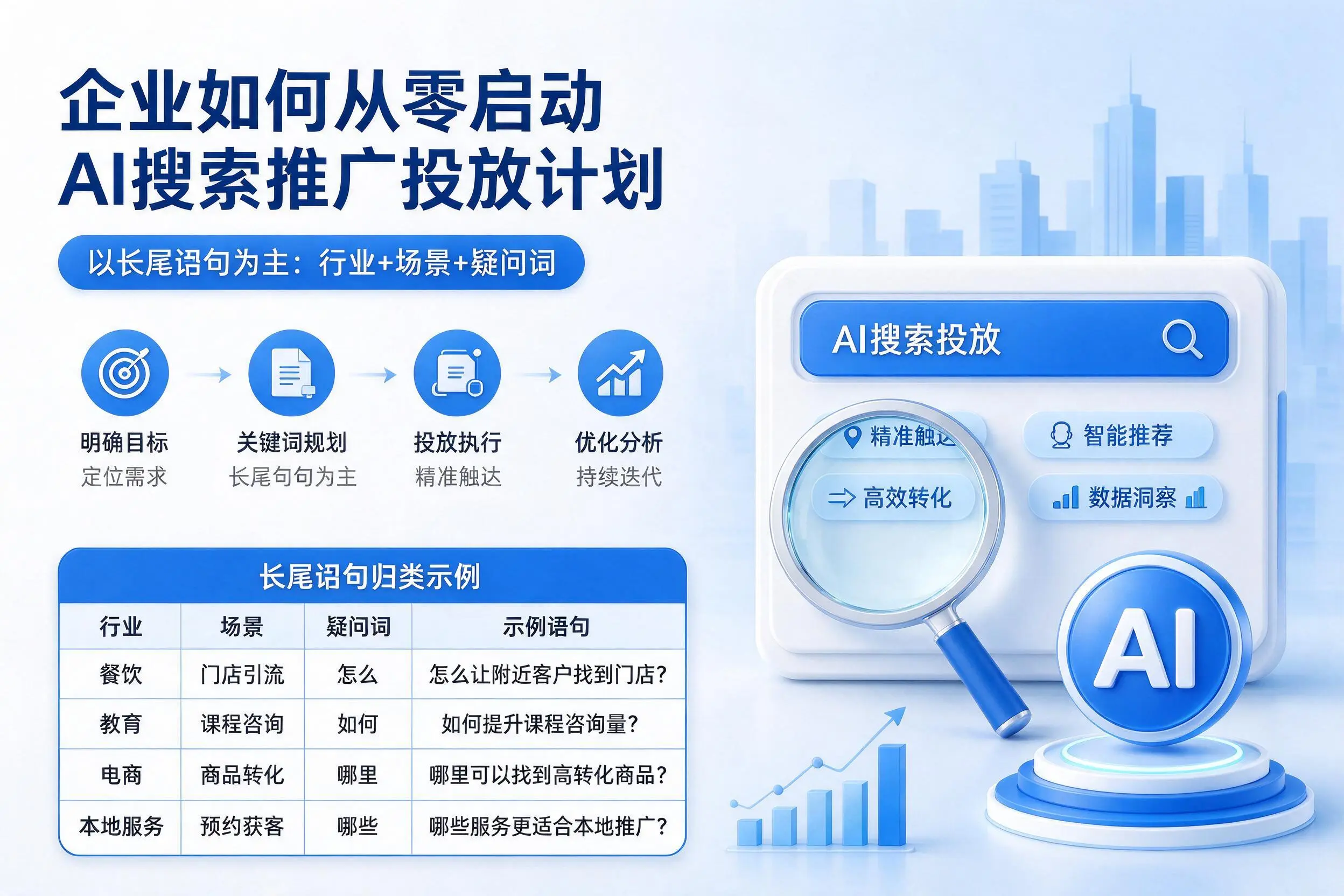 重庆城区企业如何从零启动AI搜索推广投放计划